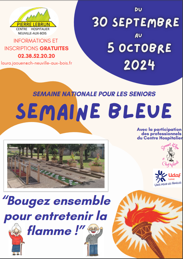 Semaine Bleue au CH Pierre LEBRUN du 30/09 au 5/10