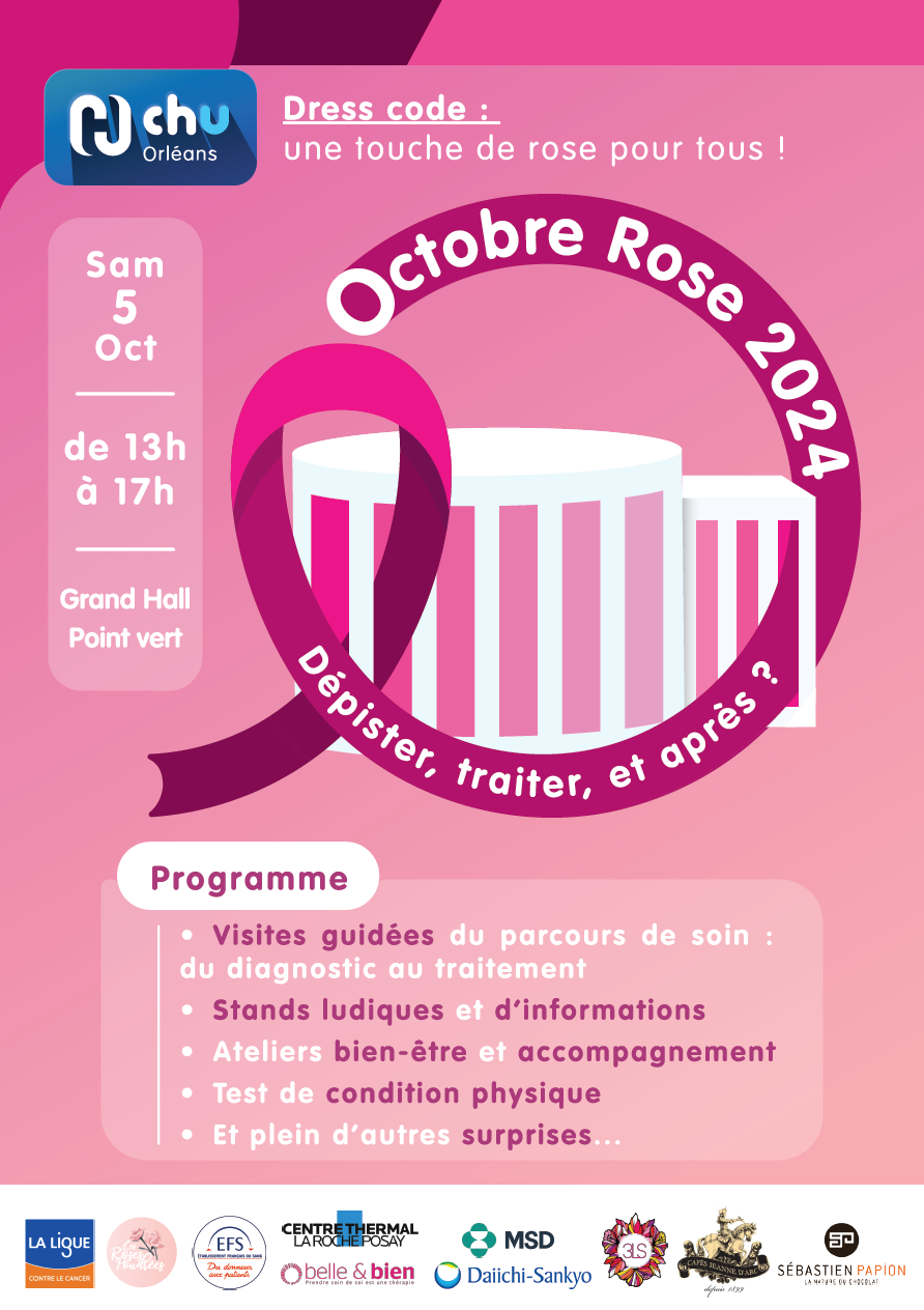 Octobre Rose : le CHU vous ouvre ses portes le samedi 5 octobre de 13h à 17h