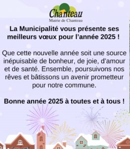 Cérémonie des vœux – Vendredi 10 janvier 2025 à 19h ! ✨️